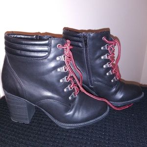 Chunky heeled boots
